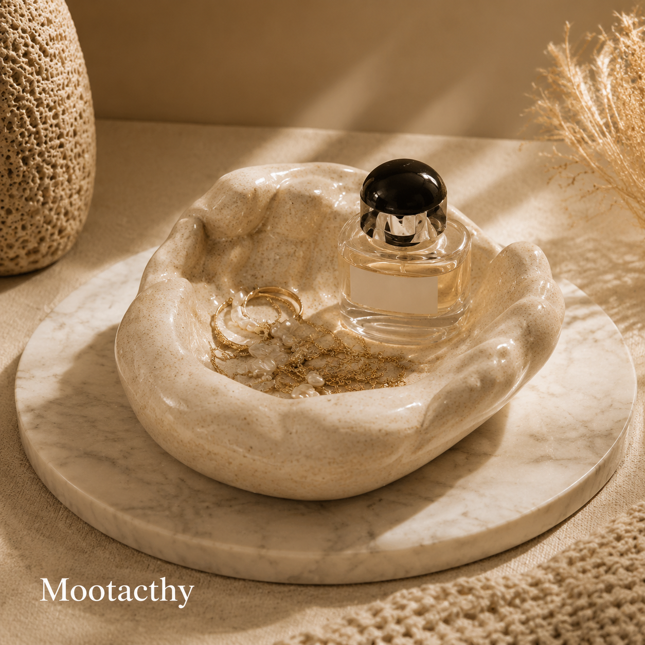 Mootacthy Organic Wave Sculptural Tray