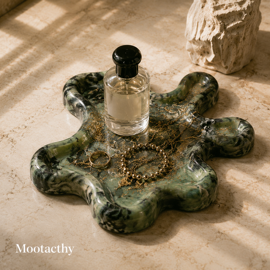 Mootacthy Emerald River Organic Sculptural Tray